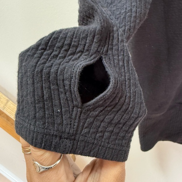 Lululemon Women’s Call for Cozy Pocket Mock Neck LS Sweater Dress Black Size 6 - Picture 7 of 8